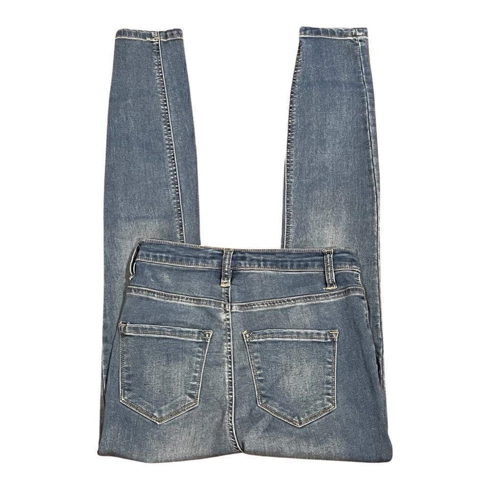 Refuge High Rise Stretch Denim Skinny Jeans Size 4 - Picture 6 of 7